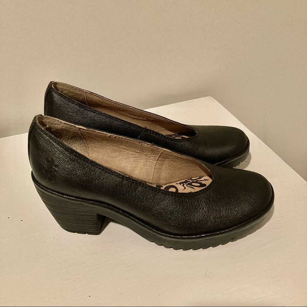 Fly London Women’s Black Shoes, EU 36 (US 5)